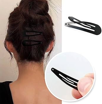 40-Pack Black Hair Clips