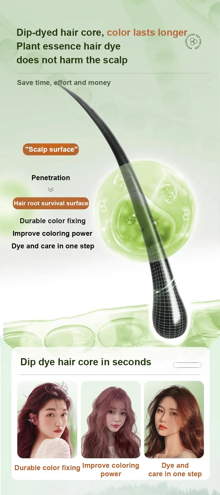 š„Buy 1 Get 1 Freeš„Protein Color Protect Hair Color Creamļ¼50% OFFļ¼
