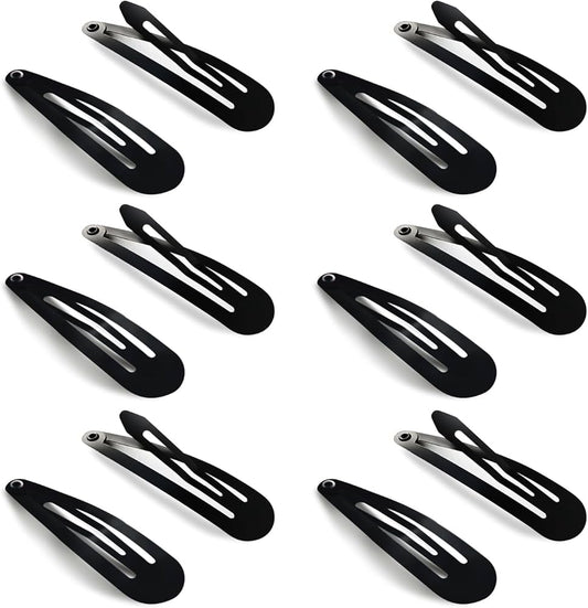 40-Pack Black Hair Clips
